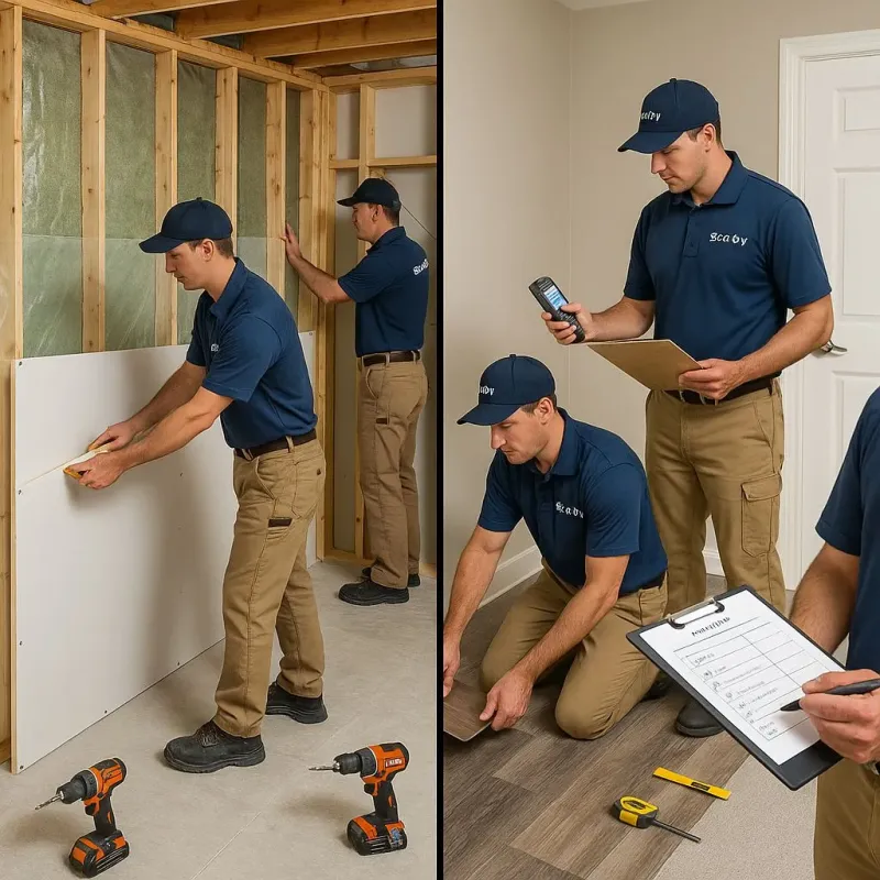 Repairs and Reconstruction process in Royal City, WA